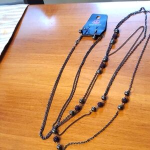 Paparazzi necklace & earrings